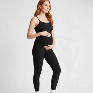 Beyond the Bump Spacedye Uplevel Maternity Jumpsuit Medium